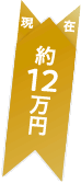 現在：約12万円